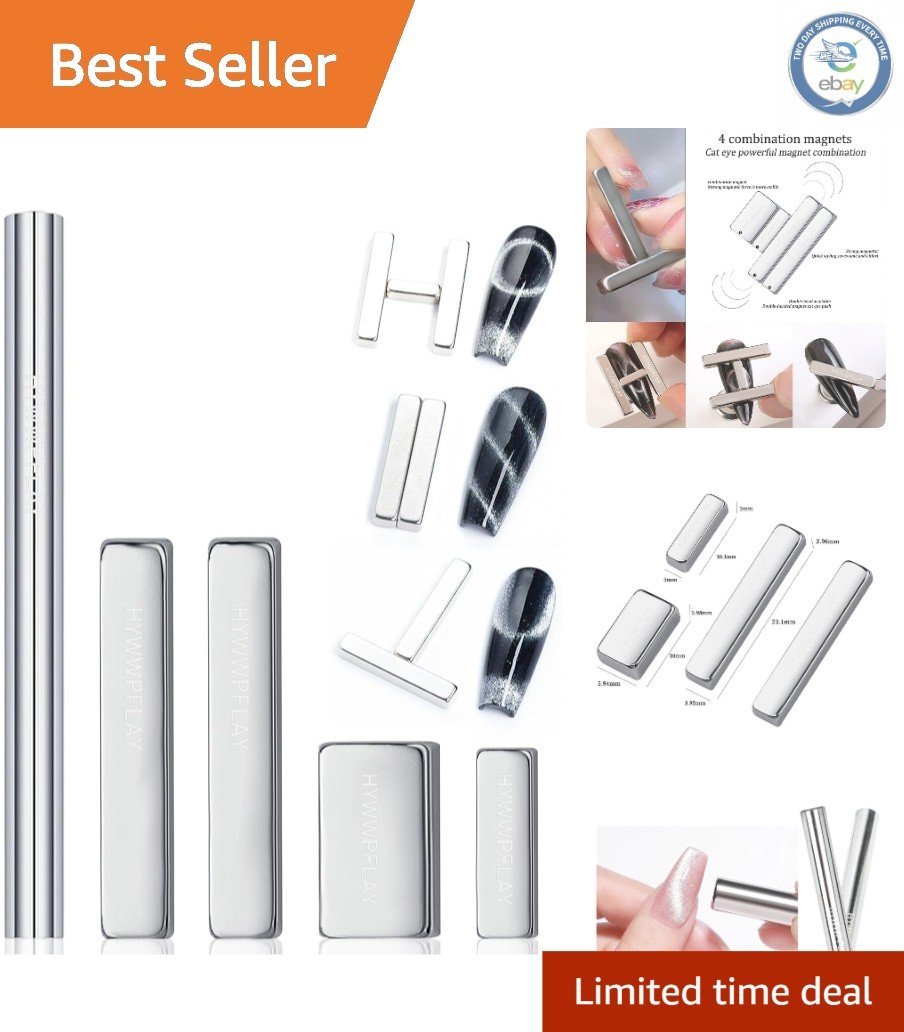 5-Piece Cat Eye Nail Magnet Set – Create Stunning Gradient Designs Effortlessly