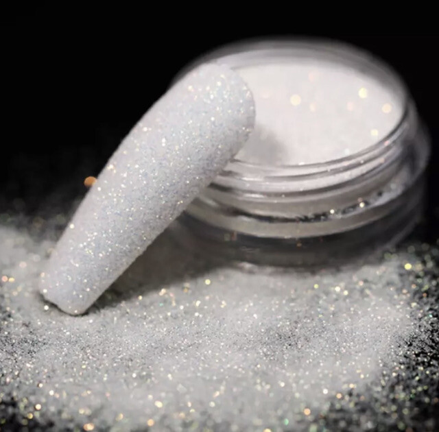 MERMAID EFFECT NAIL GLITTER ART POWDER DUST GLIMMER Hot Nails Iridescent Premium