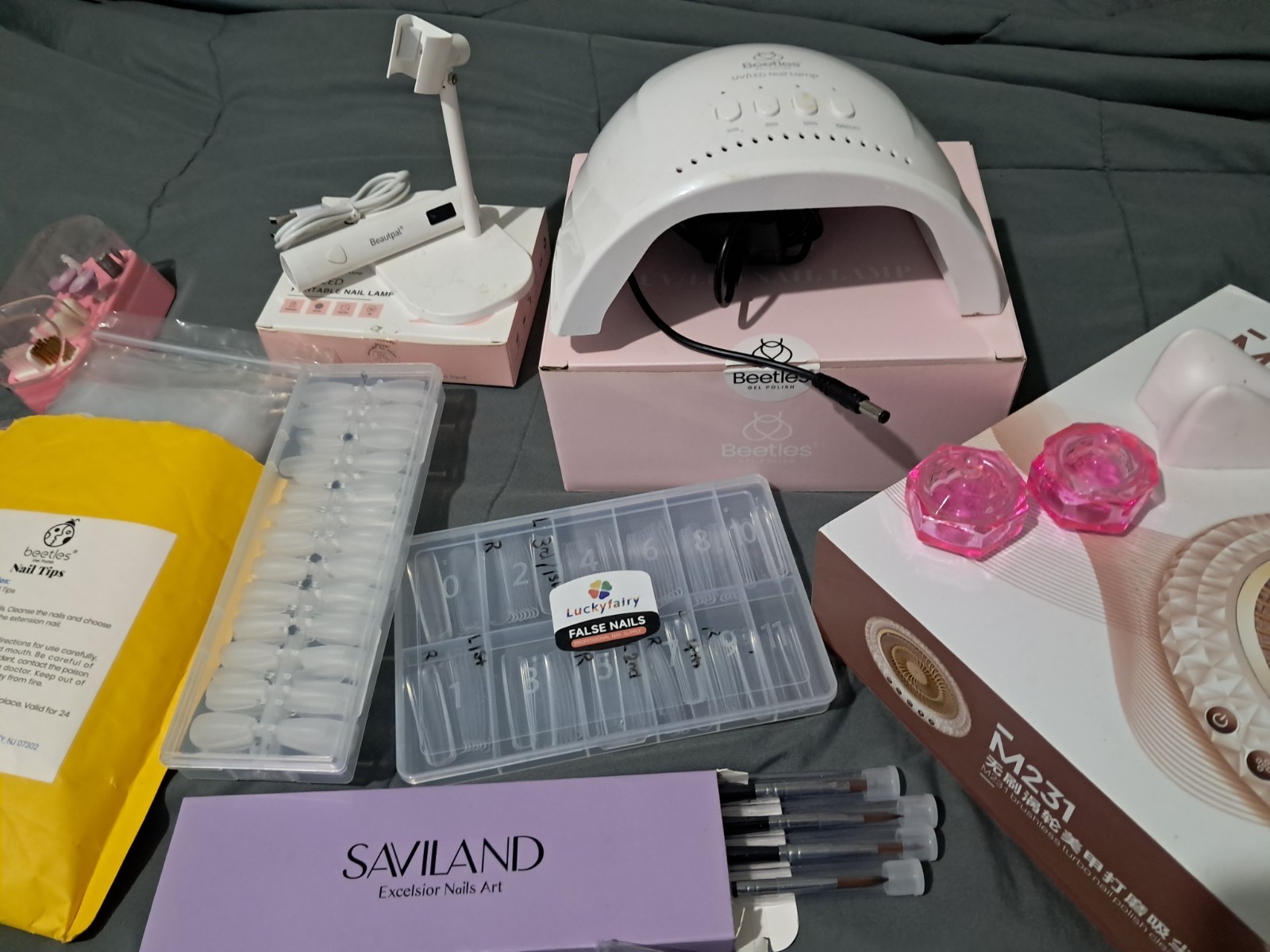 Nail lot!! HUGE!! Mixed Lot for nails/nail art(Gel & Acrylic)