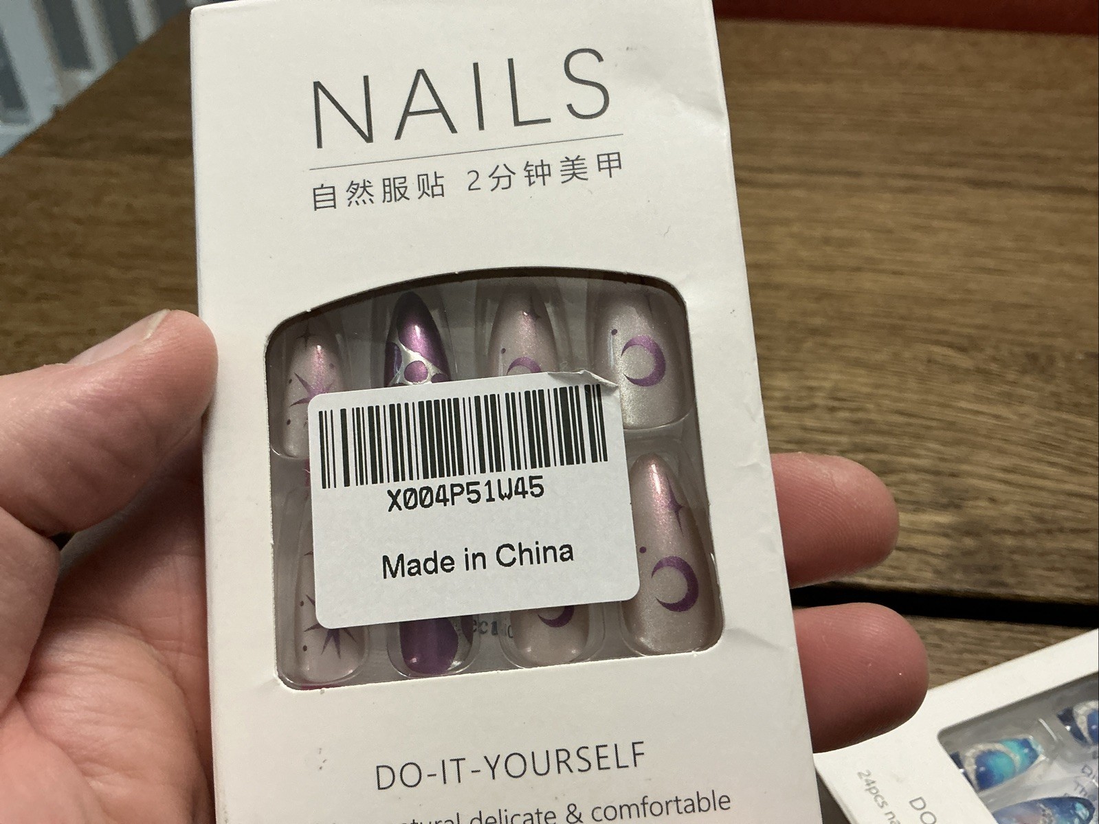 LOT Of 2 – Nails Natural Dressing Do-It-Yourself 24 Pcs Natural Delicate-Fantasy