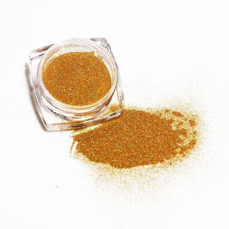 1g Laser Gold Silver Holographic Shiny Chrome Effect Powder Mirror Nail Glitter