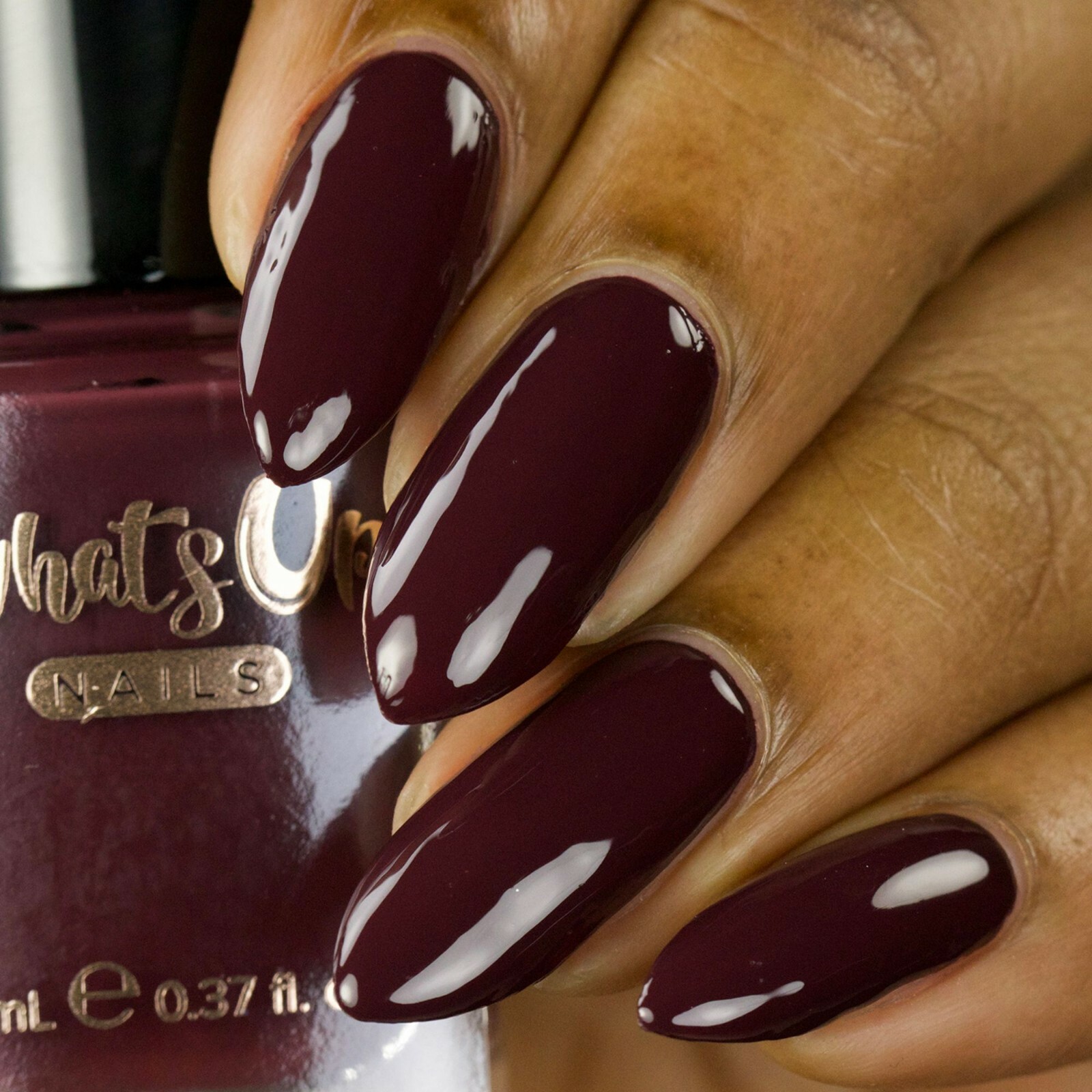 Tasting Trip Regular Polish (Dark Burgundy Brown Creme), Polish for Nail Art