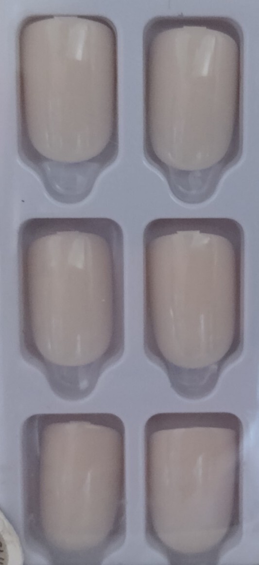 Kiss ImPRESS PEEL & PRESS ON NO GLUE MANI MANICURE 30 Short Nails BARE FRENCH