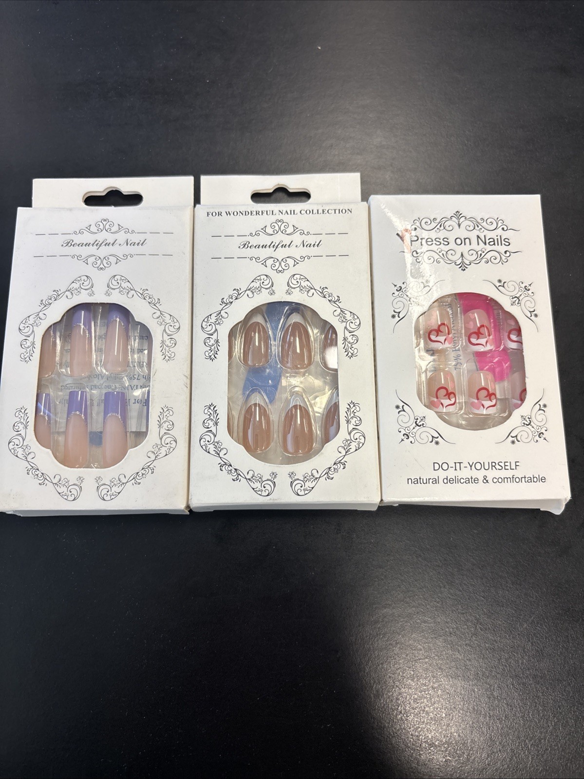Beautiful Nail – Set Of 3 Various Designs