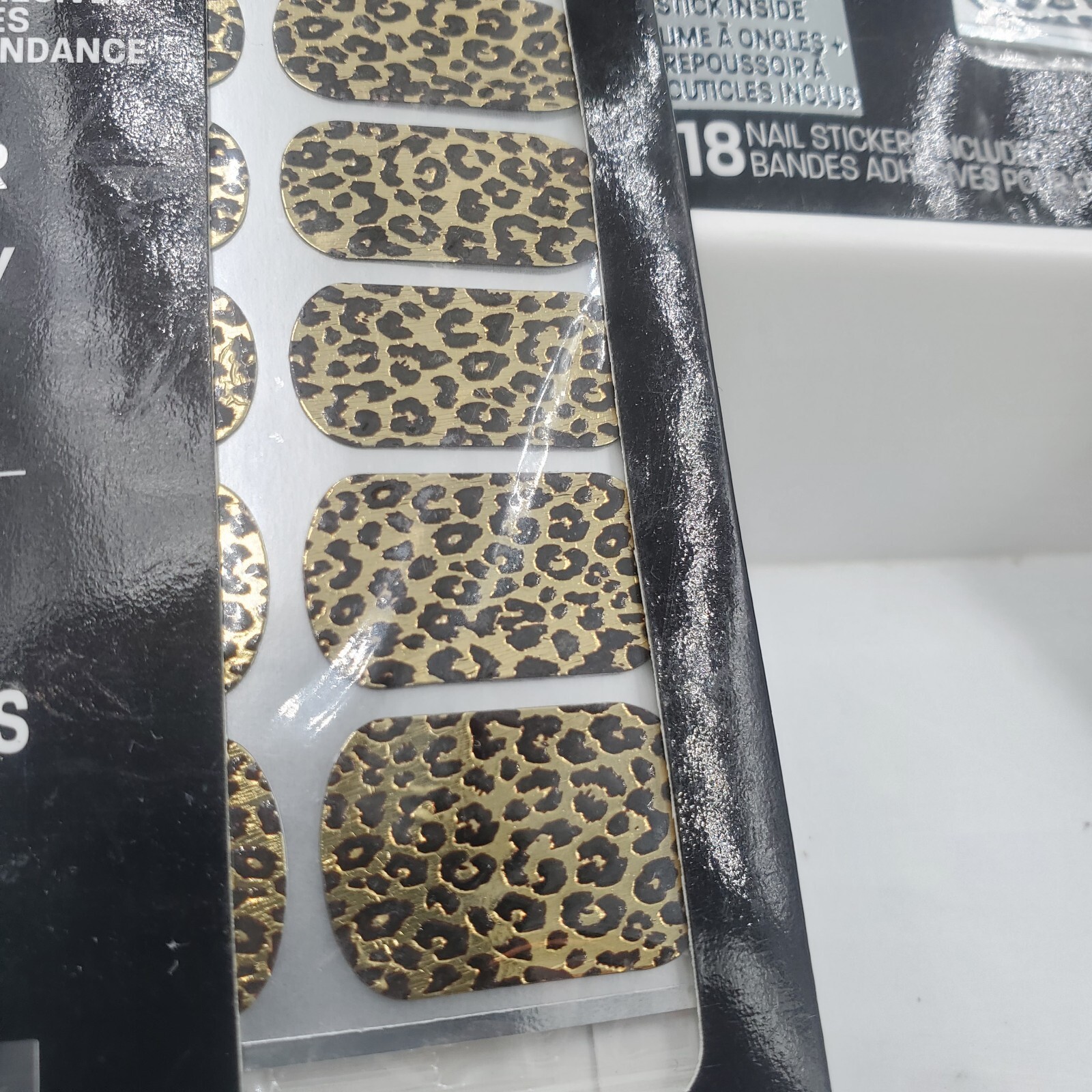 (5) Maybelline Color Show Metallic Nail Stickers Sets, Gift, Silver, Gold