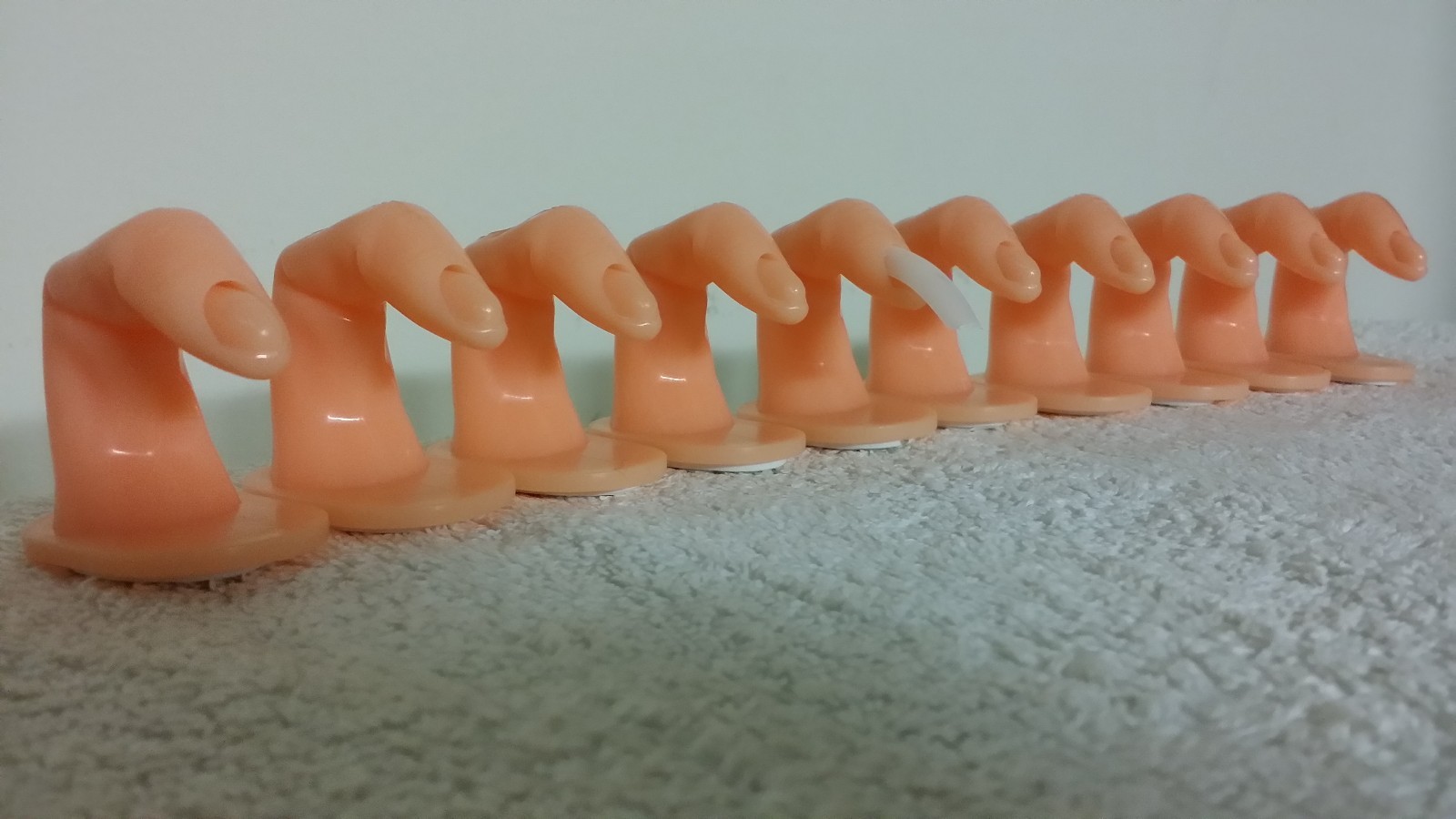 NAIL ART DISPLACE, NAIL ARTS DECORATION STAND, or PRACTICE, Set of 10, US Seller