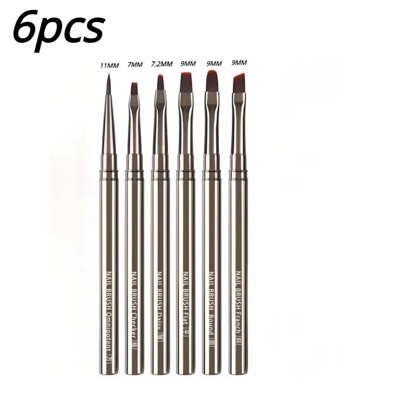 Nails Art Liner Brushes Elongated Lines Striping Drawing Painting 6/9/12/15/18/2