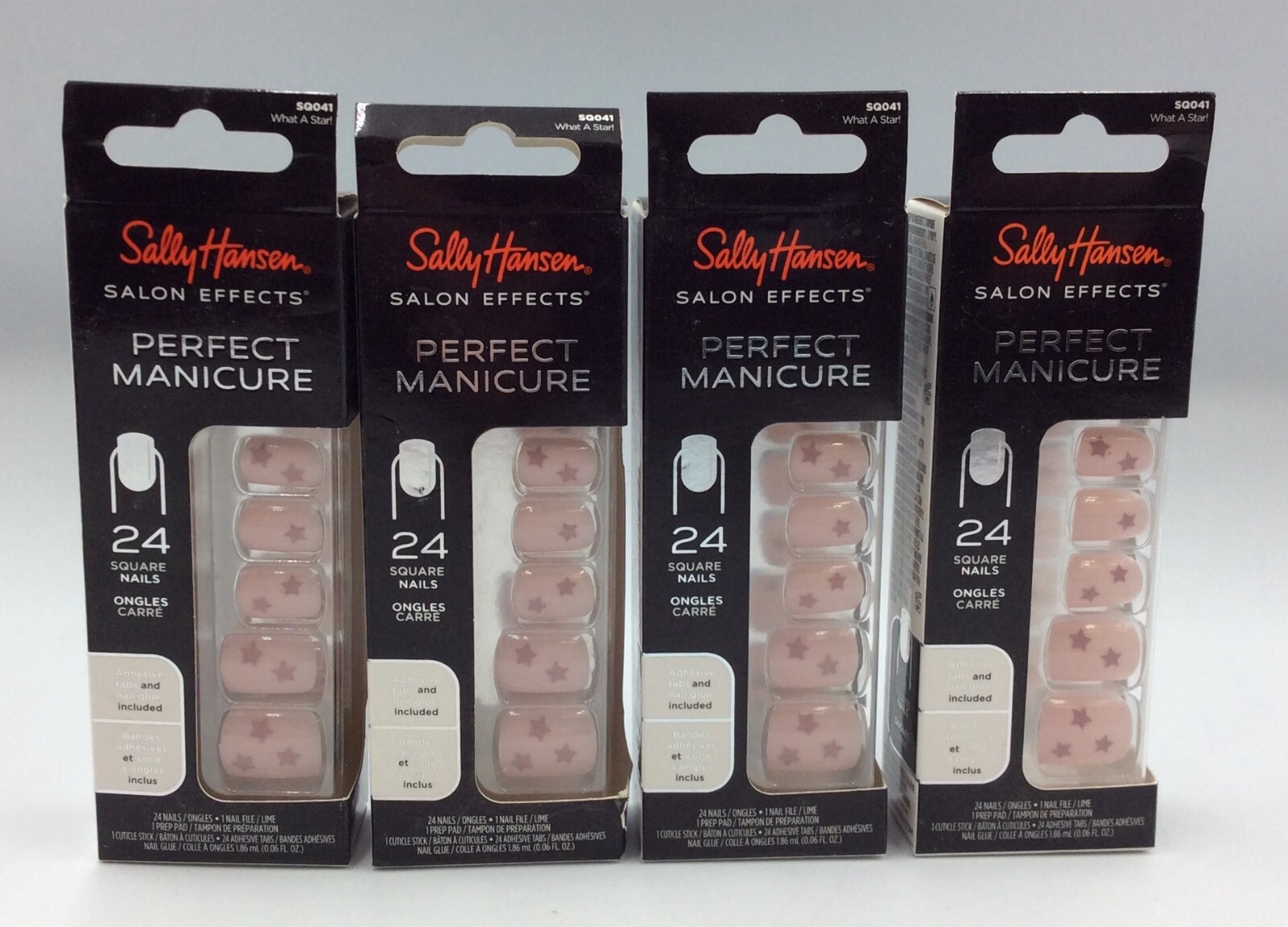 Sally Hansen Salon Effects Perfect Manicure Press On Nails, What A Star, 4 Packs