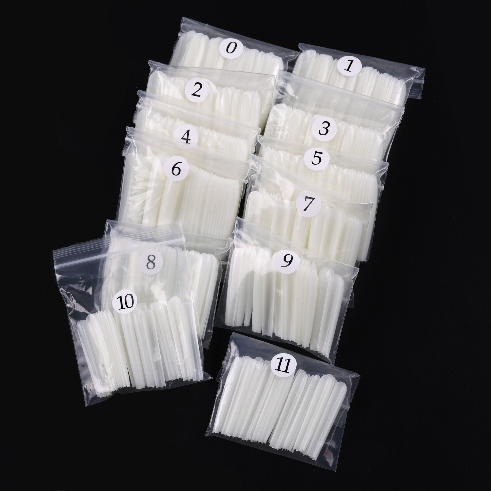 504 Pcs Extra Long Ballerina False Nail Tips Acrylic Coffin Full Cover for Nails