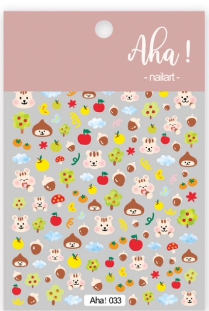 Nail Art Stickers CUTE CARTOON FIGURES AHA033