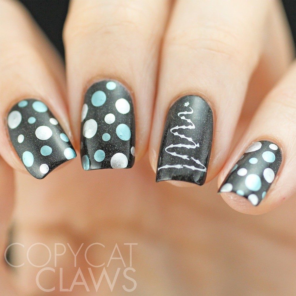 Winstonia Nail Art Stamping Image Plate Disc JINGLE ALL THE WAY Christmas Winter