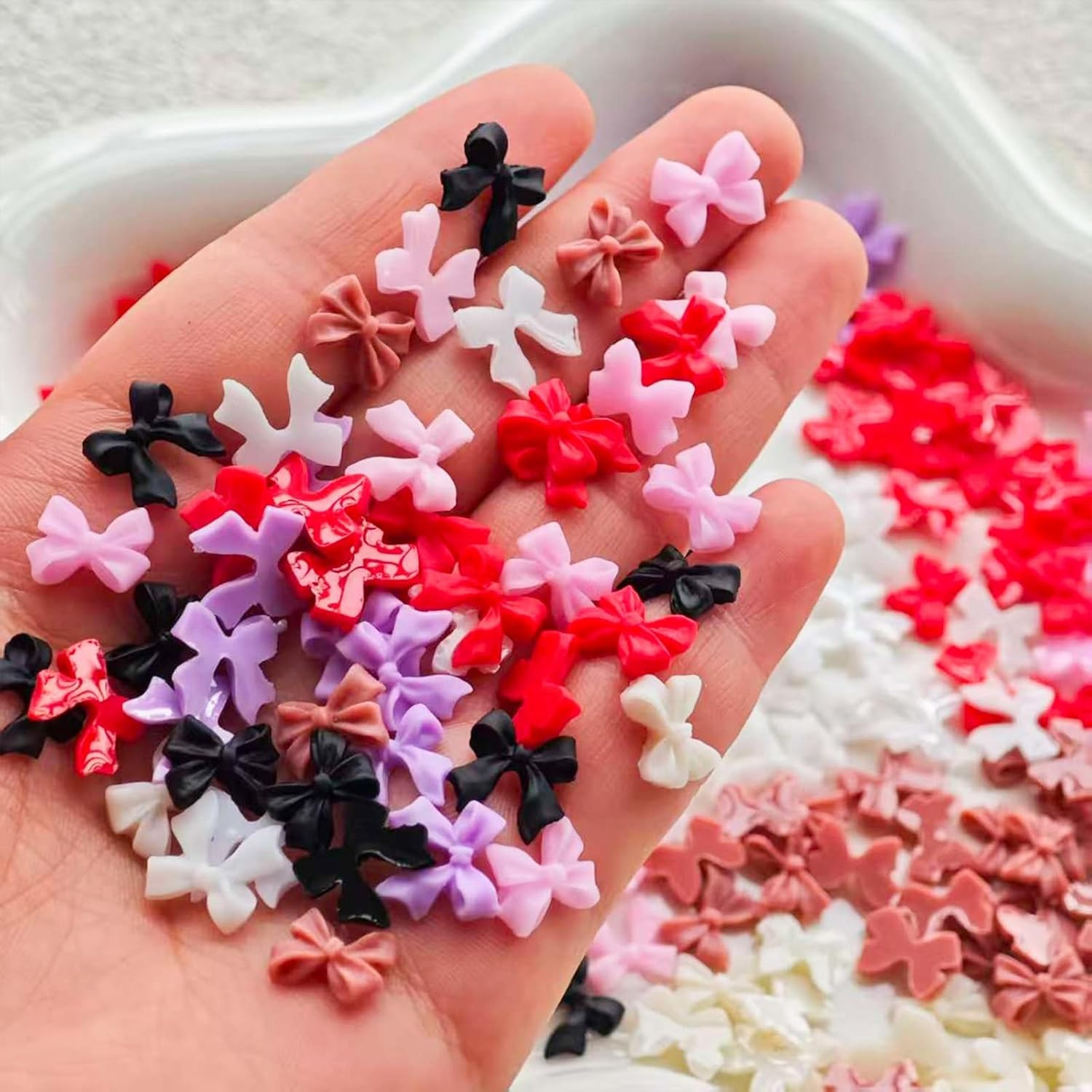 Heart Nail Charms Rose Charms for Nail Design Gold Flower Star 3D Metal Nails Ar