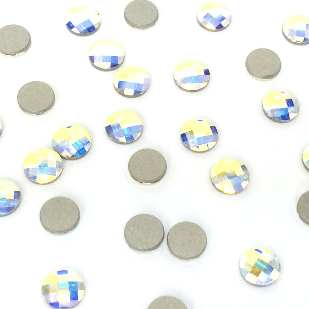 Swarovski Flatbacks No-Hotfix Rhinestones CRYSTAL AB (001 AB) “Pick Your Shape”