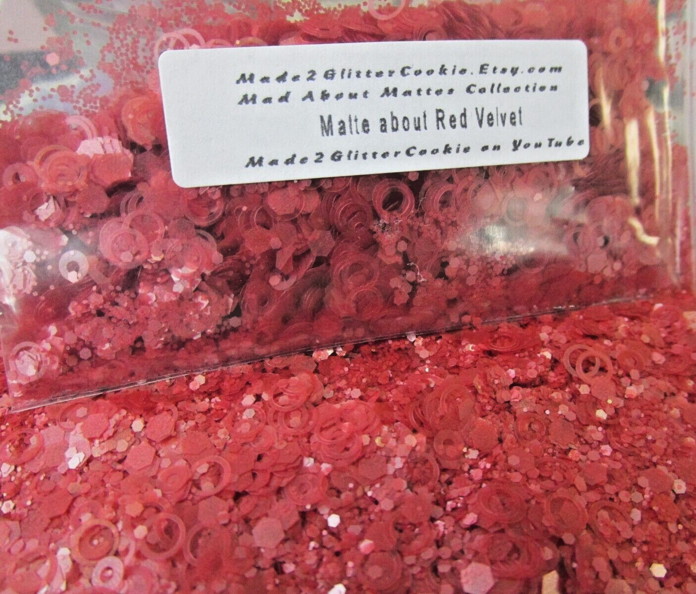 Matte glitter nail glitter/spangles set