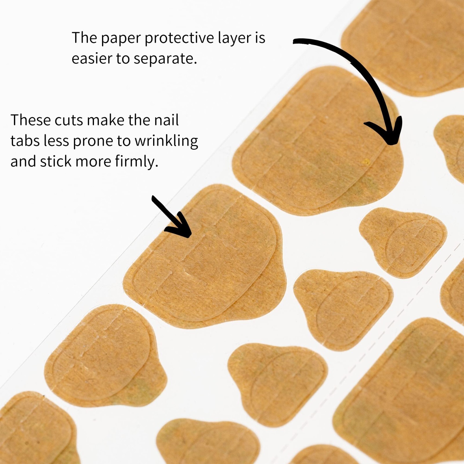 3M Nails Adhesive Double sided Tabs 25Sheets for Press On False Nail( All sizes)