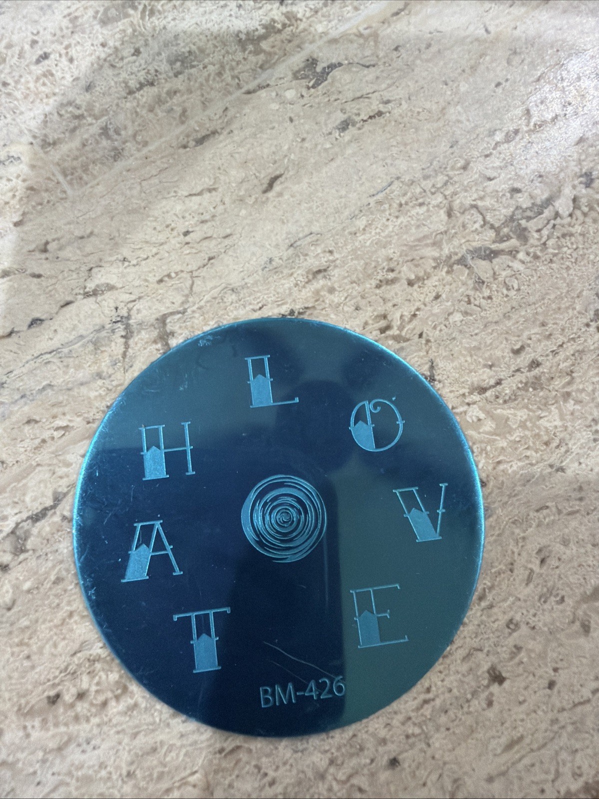 Bundle Monster Hate, Love BM-426 Nail Stamping Plate