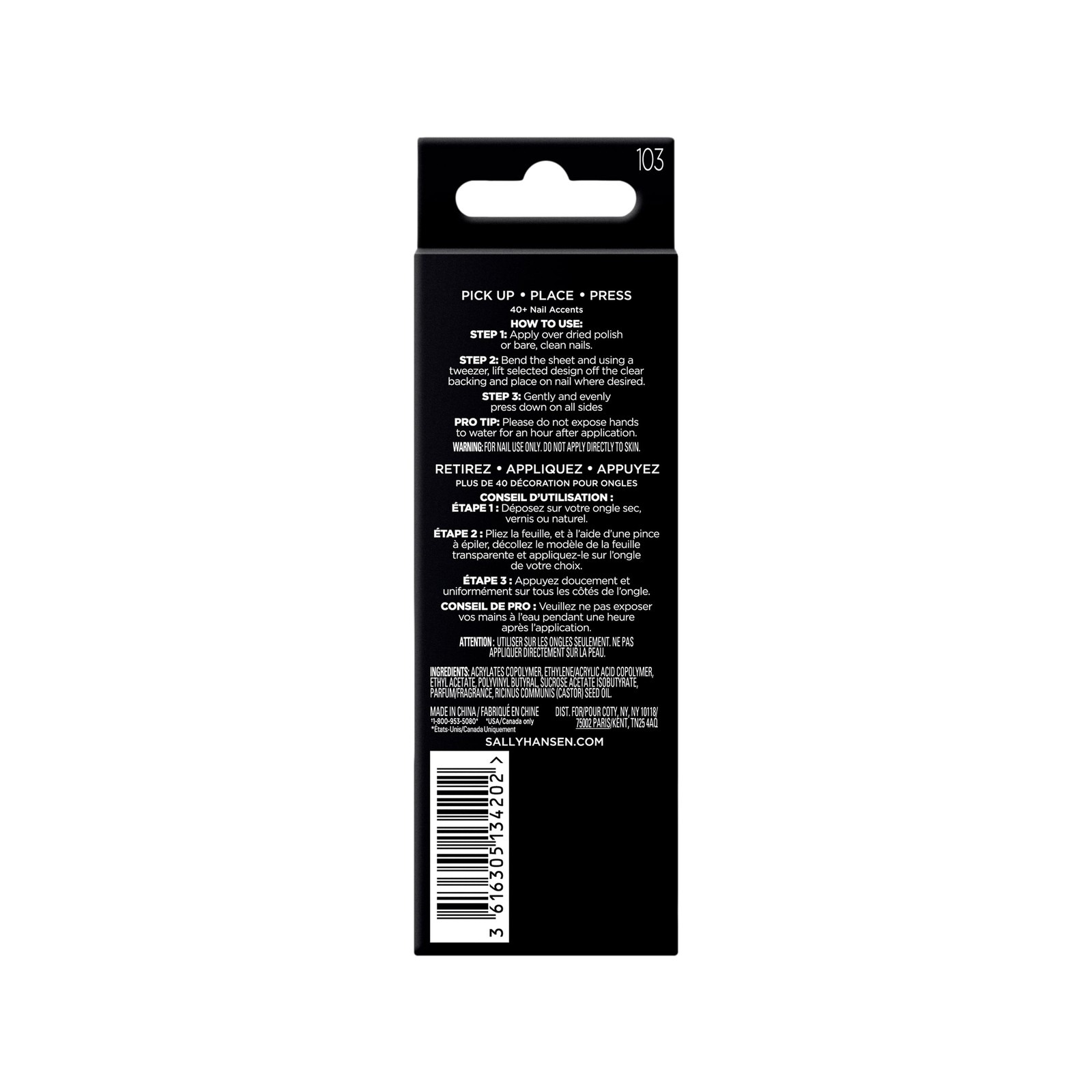 Sally Hansen Salon Effects Nail Accents | Easy to Use, No Commitment, Mix and Ma