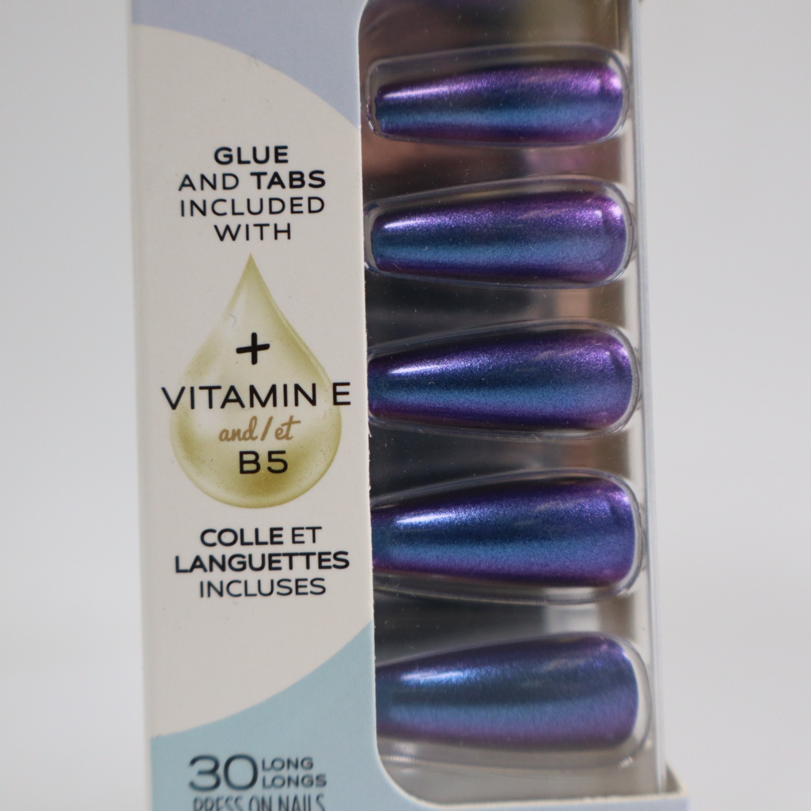 3 PACK Sally Hansen Salon Effects Perfect Press On Nails, Hyp-nautical CO321