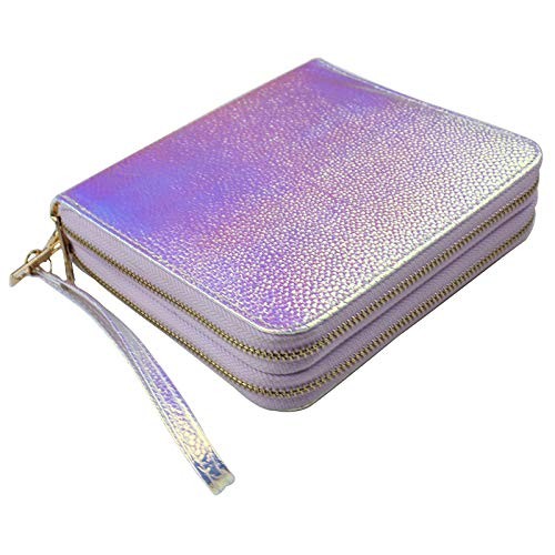 120 Slots Nail Stamping Plate Holder Case Laser Style Rectangular Manicure A