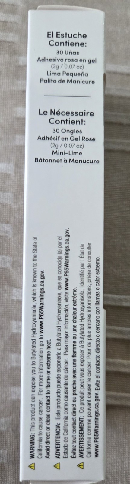 NAILBLISS GN168 Golden Age, 30 nails, Long, Glue Included NIP