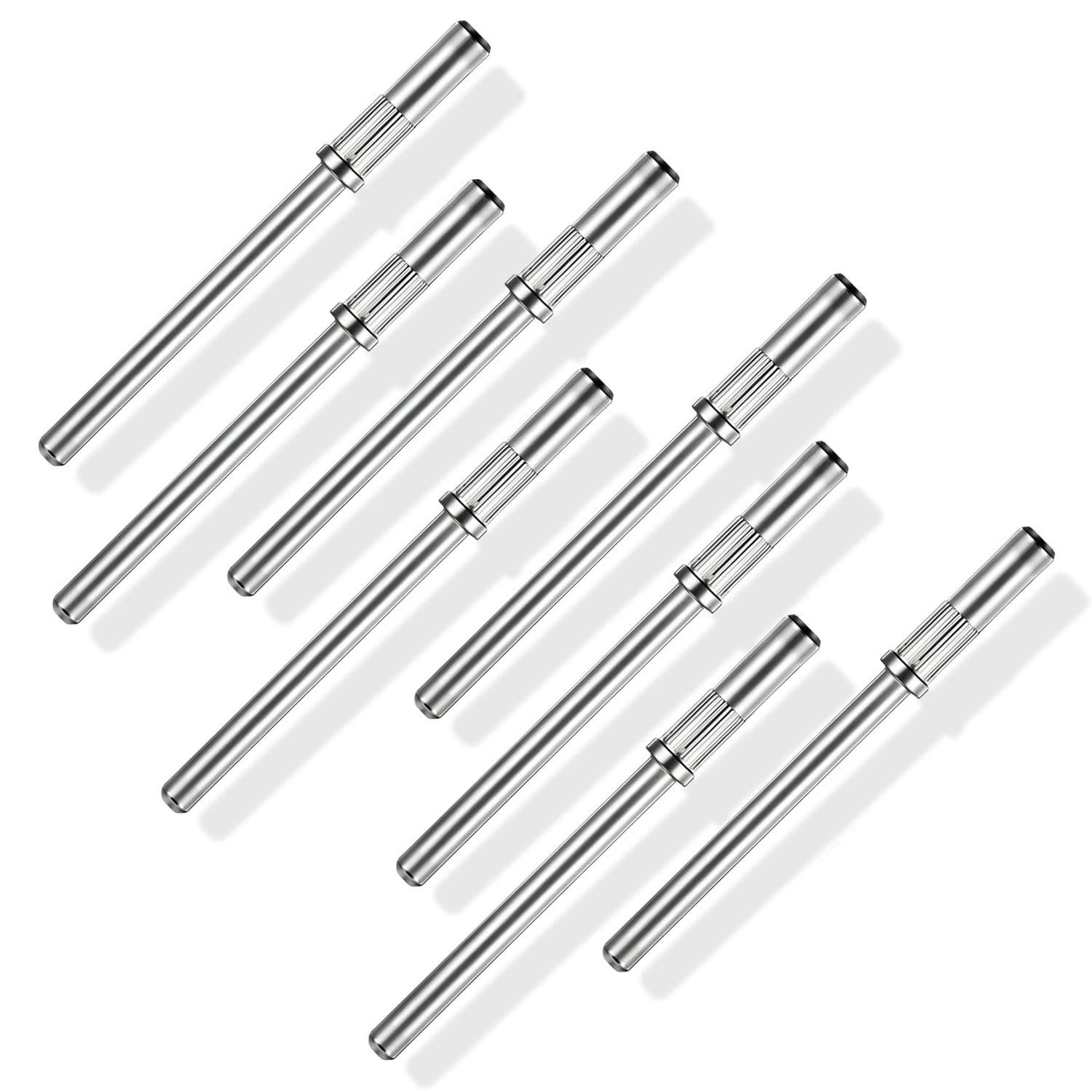8PCS Mini Nail Drill Bit,Mandrel Bits for Small Sanding Bands,3.1mm 3/32 Shan…