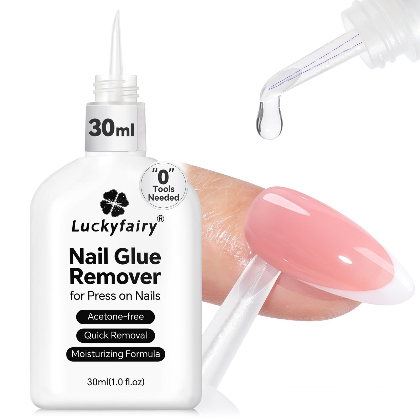 Luckyfairy 30ml Nail Glue Remover: Multi-functional Press On Remover,…