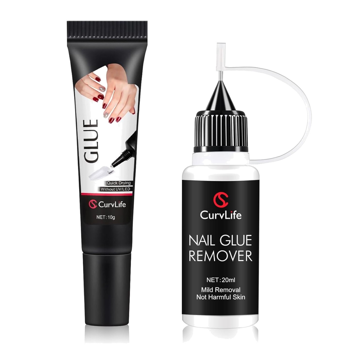 Precision Glue Remover & Nail Glue Set – Easy Application