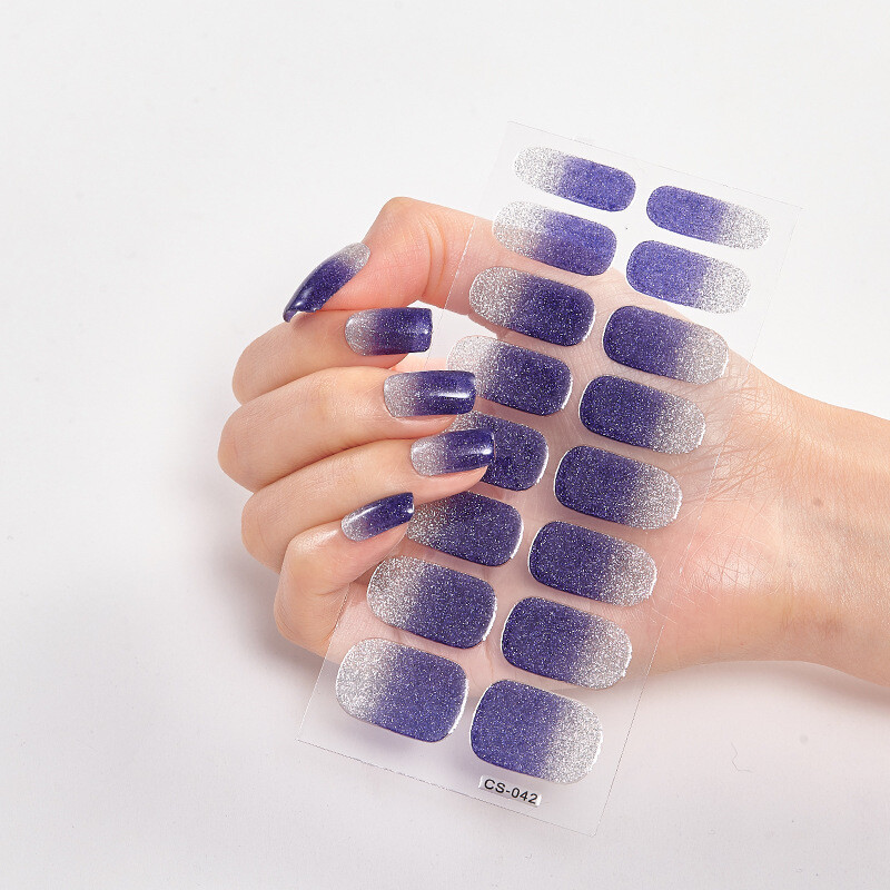 Nail Art Stickers Nail Stickers Scallion Powder Nail Stickers Nail Accessories