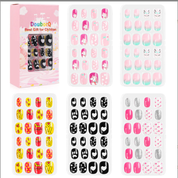 120Pcs/Set Children’s Lovely Nail Enhancement Set Best Gifts For Kids