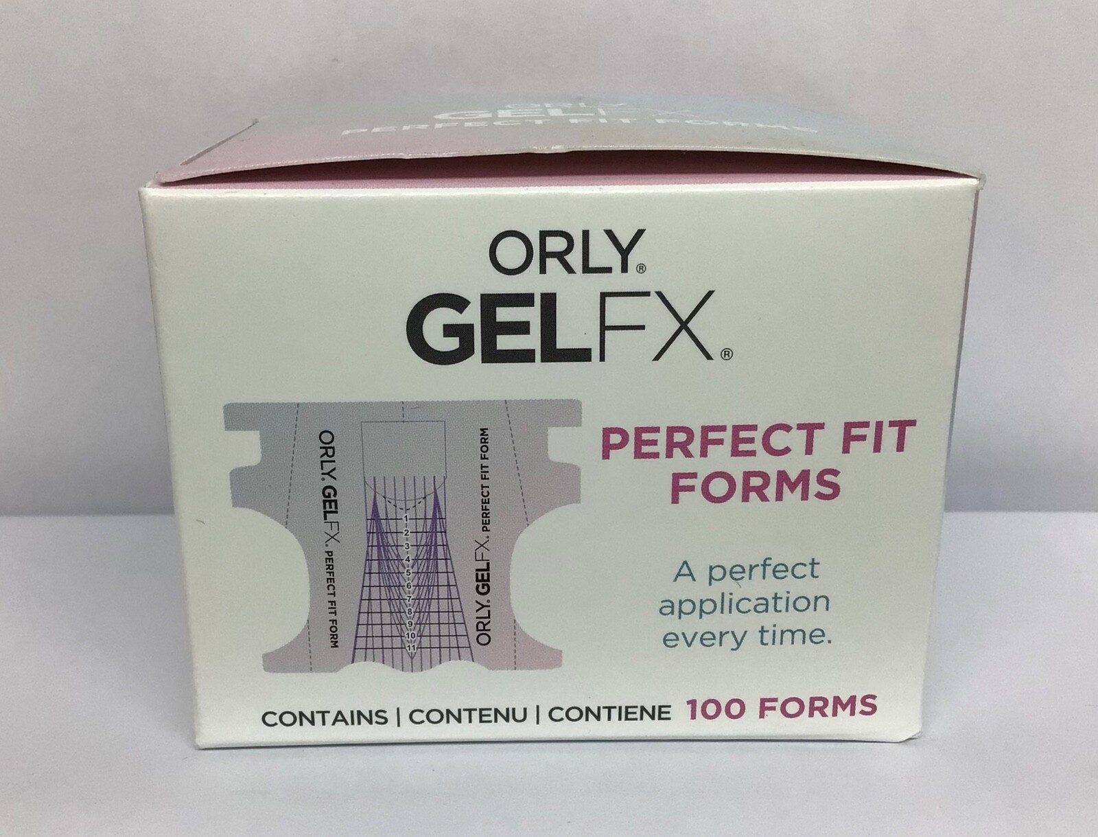 Orly GelFx Perfect Fit Forms – 100 Forms (Dispensing Box)