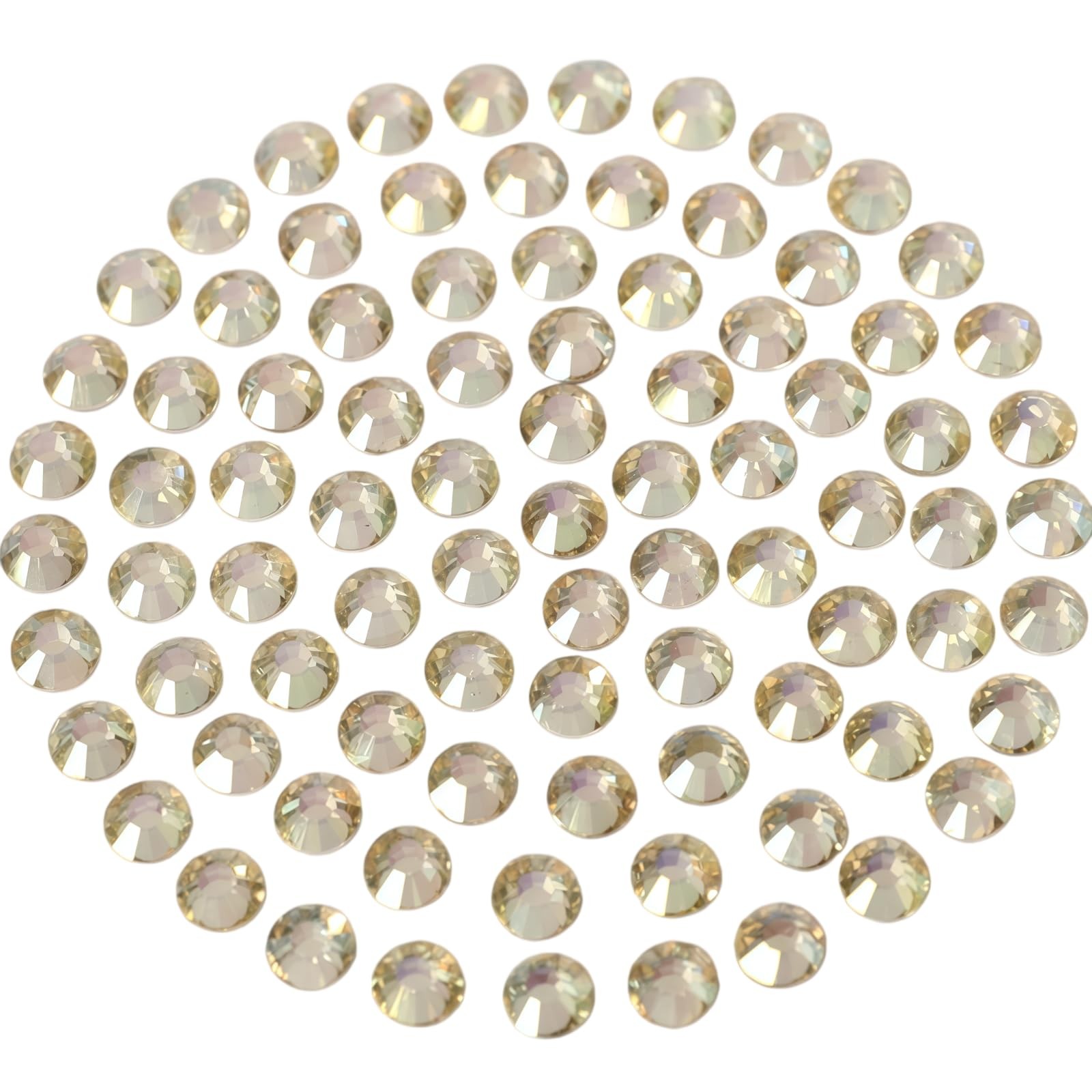 Diamonland Flatback Glass Crystal Rhinestones Rounds Gems for Bedazzling Nail…