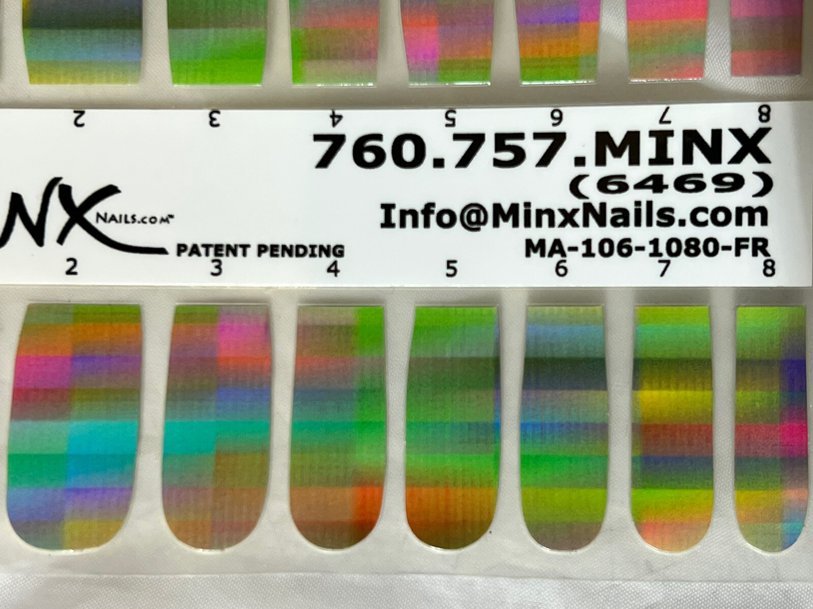 Minx Foil Nail Cover Nail Art Sticker Manicure Wraps