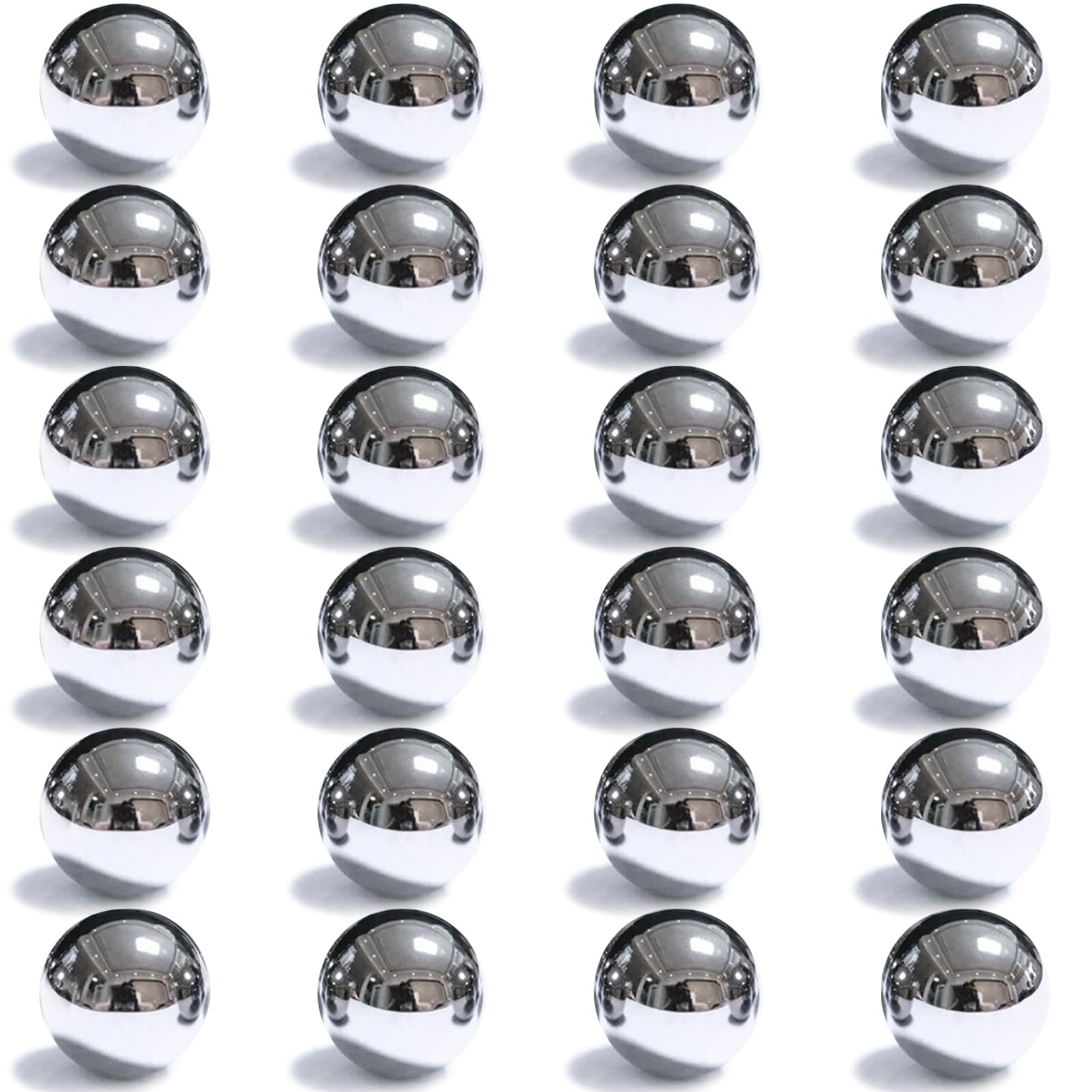 24 PCS 1 Inch Chrome Steel Bearing Balls 25.4mm Precision Bearings Hardware