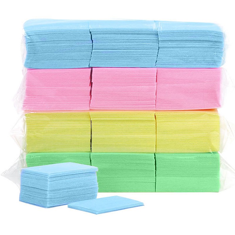 1000 Pcs Acrylic UV Gel Tips Cotton Nail Polish Remover Cleaner Wipes Lint F-y-