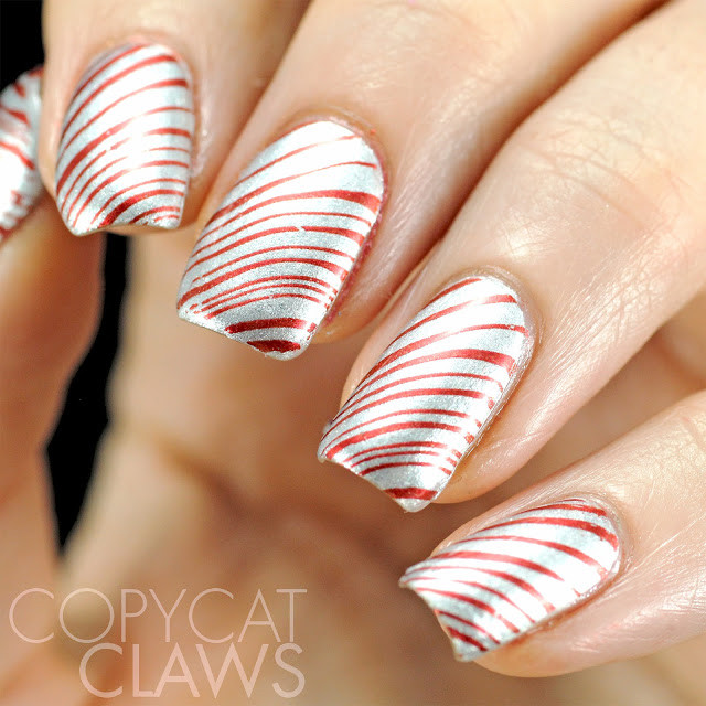 Winstonia Nail Art Stamping Image Plate Disc JINGLE ALL THE WAY Christmas Winter