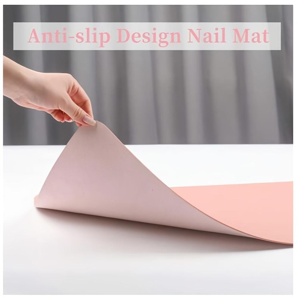 Foldable Nail Art Table Mat Hand Rest Pad Waterproof Scratch Resistant
