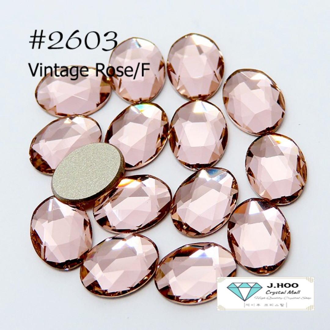 Swarovski 2603 Oval Flat Back 8*6mm (8pcs)