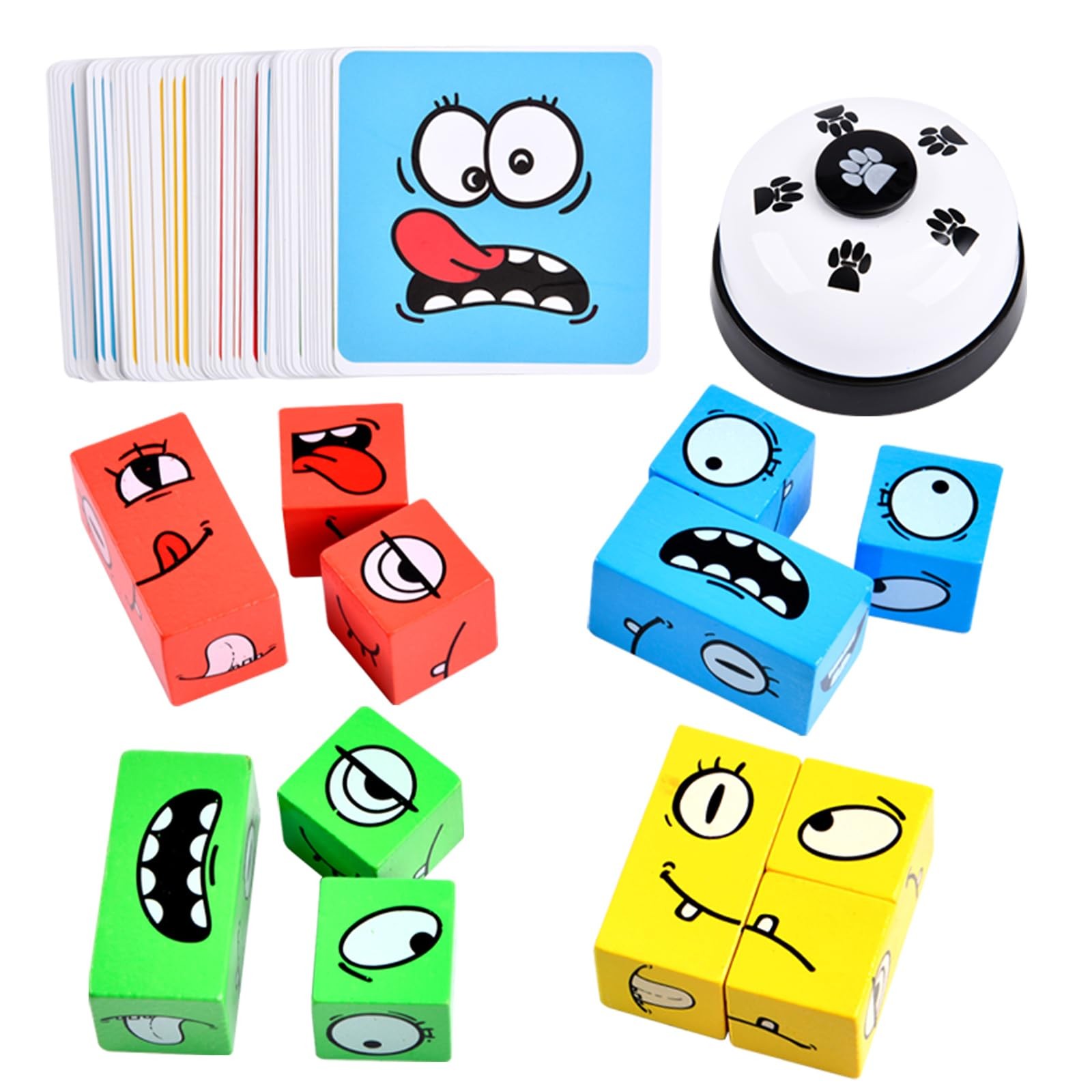 Wooden Face Changing Magic 6.3 inches x x 1.37 inches, Multicolor