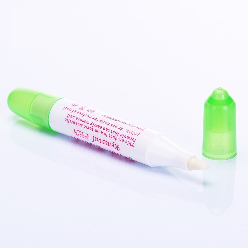 1 PC NAIL POLISH REMOVER Corrector Pen Art Varnish Correction Pens+ 3 Tips FREE
