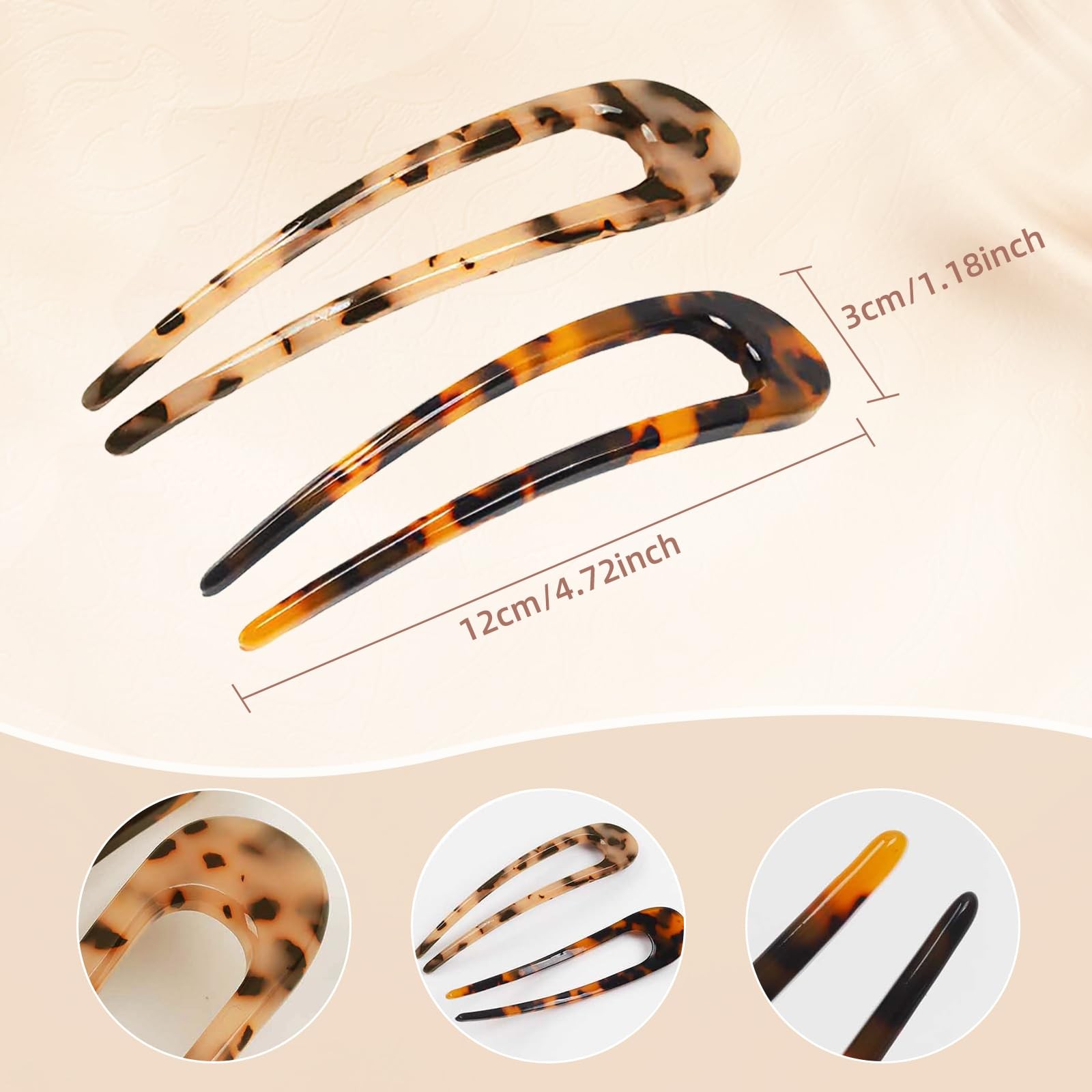 2 Pack Benefree French 1 Count (Pack of 2), Tortoiseshell&White Tortoiseshell