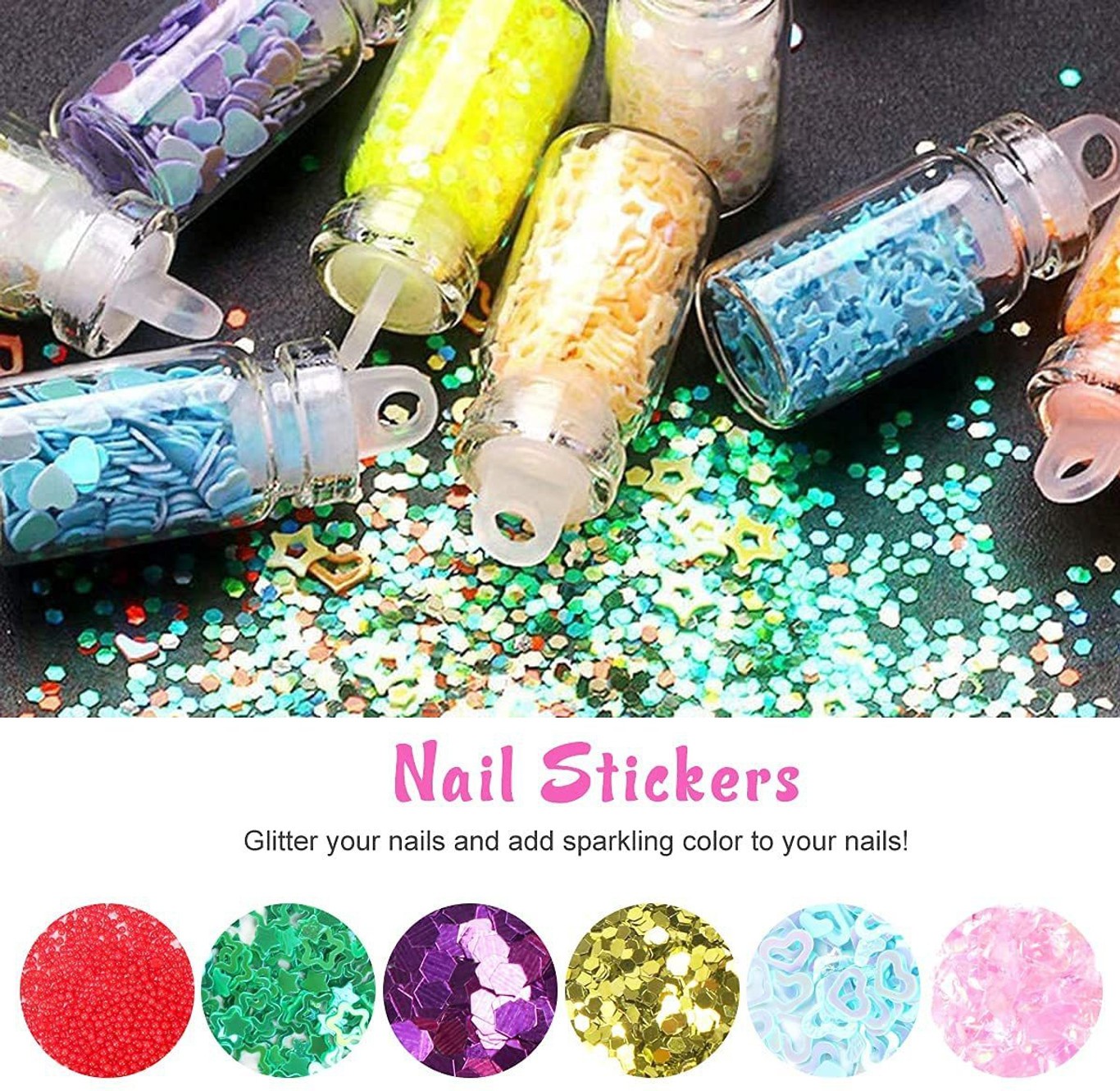D.B.Z. NAIL COMBO 1 MULTICOLOR (Pack of 6)