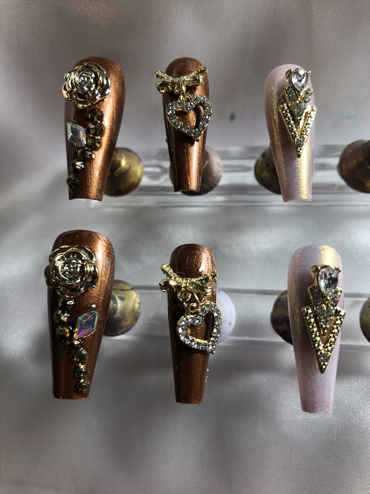 ℤ ℕ𝔸𝕀𝕃ℤ! Gorgeous Set Of Handmade Ornate Press On Nails