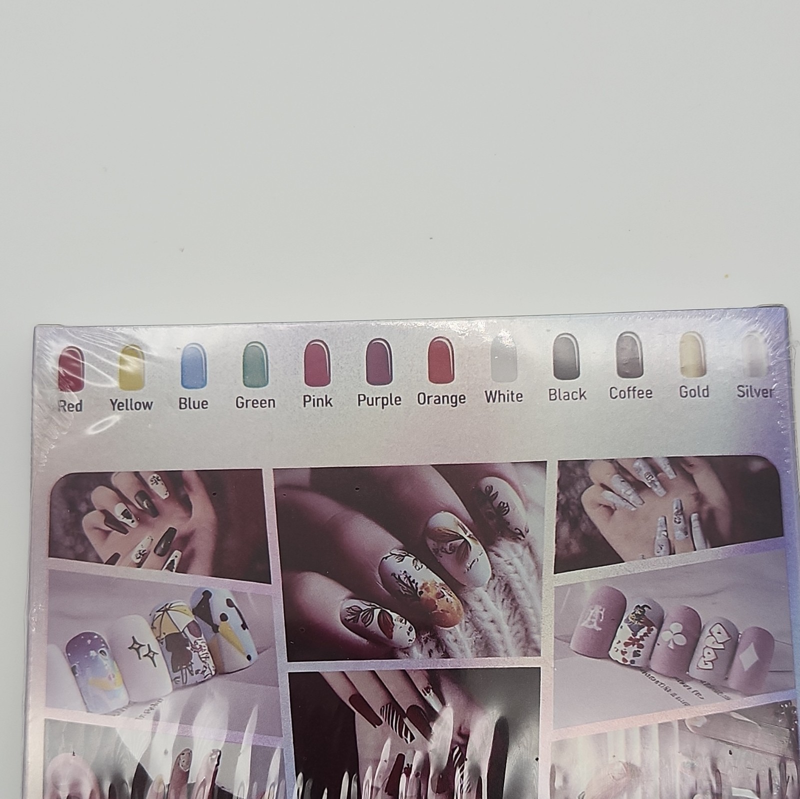12-Color Nail Art Pen Set Water-Based 0.5mm Quick Dry Solid Color Plastic