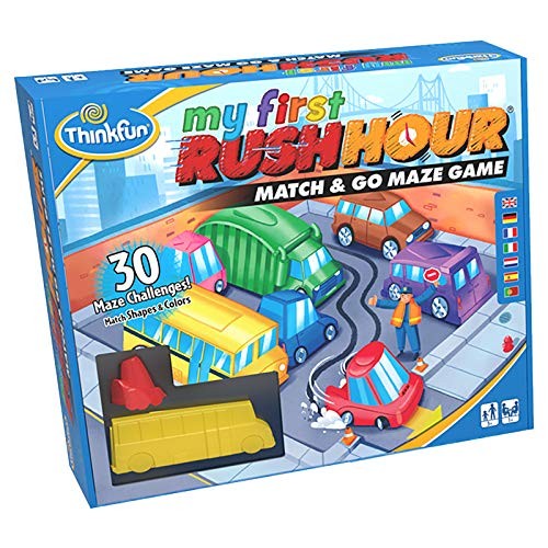 ThinkFun My First Rush Hour – Engaging Brain Game for One Size, Multicolor