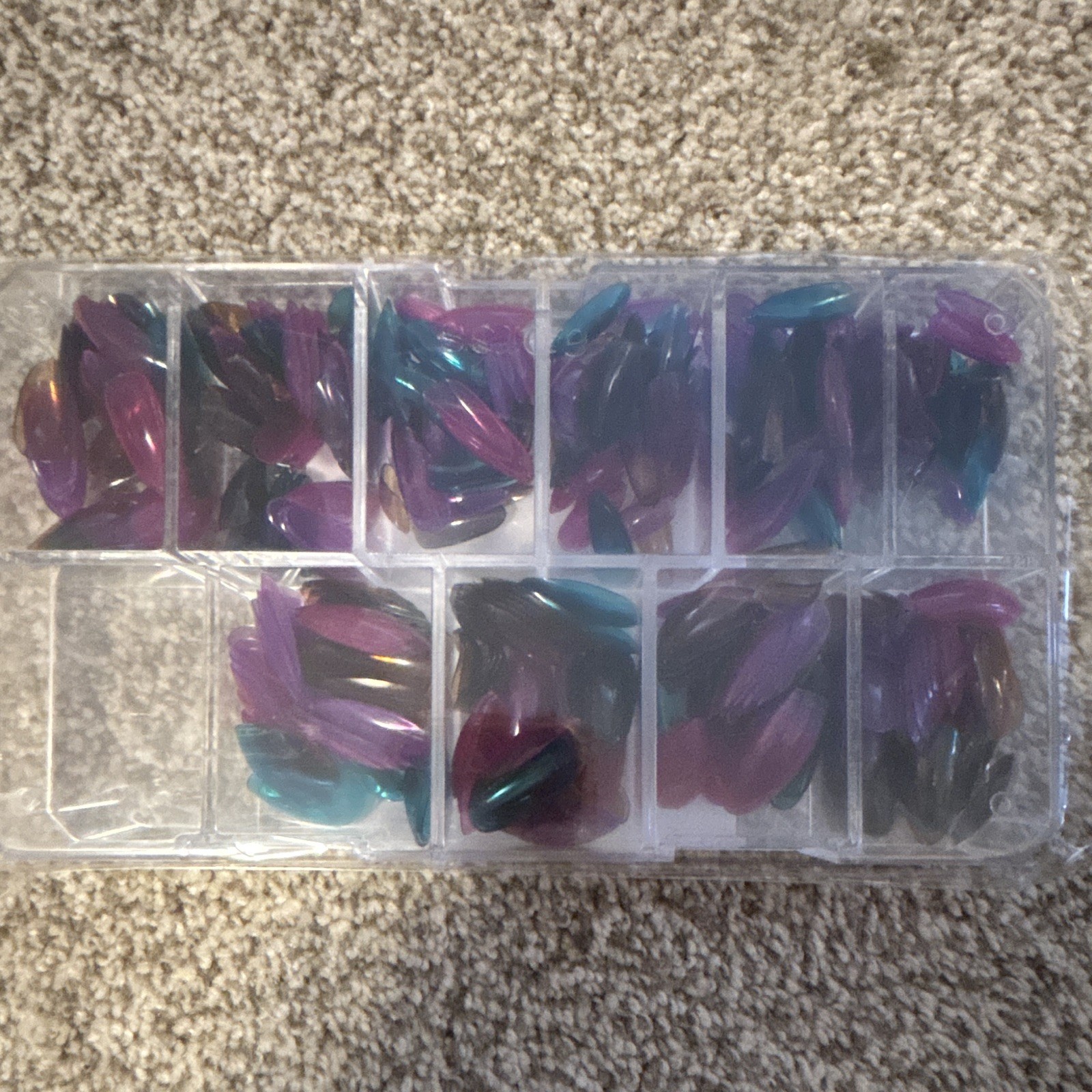 après GEL-X Sculpted Round Medium Soft Gel Nail Extensions Multicolor