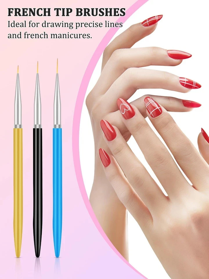 Nail Art Design Tools, Nail Stand Holder for Painting Nails, Nail Art Brushes…