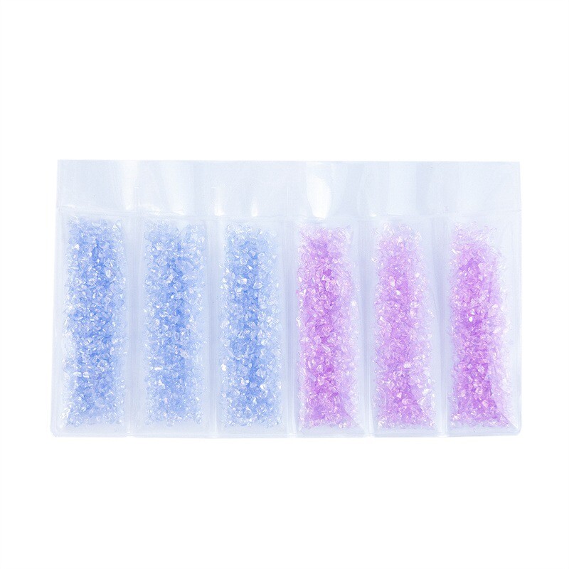 Nail art accessories Gold and Silver Fragments DIAMOND Products Cullet
