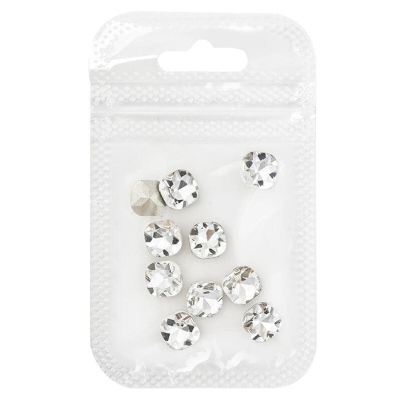 10pcs Pointed Base Nails Art Rhinestones Nails Art for Enthusiasts