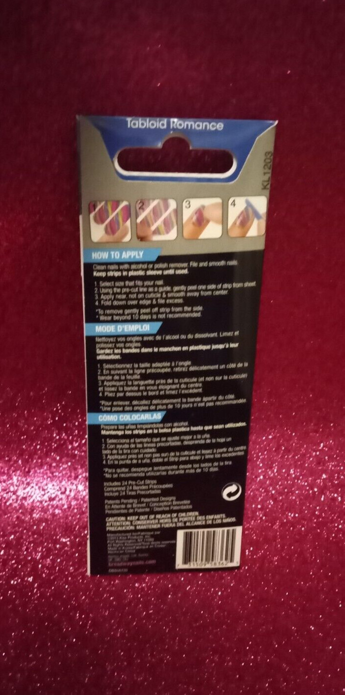 Broadway by KISS *GLAM STRIPS* for Nails, Many Designs, Price per Pack✨