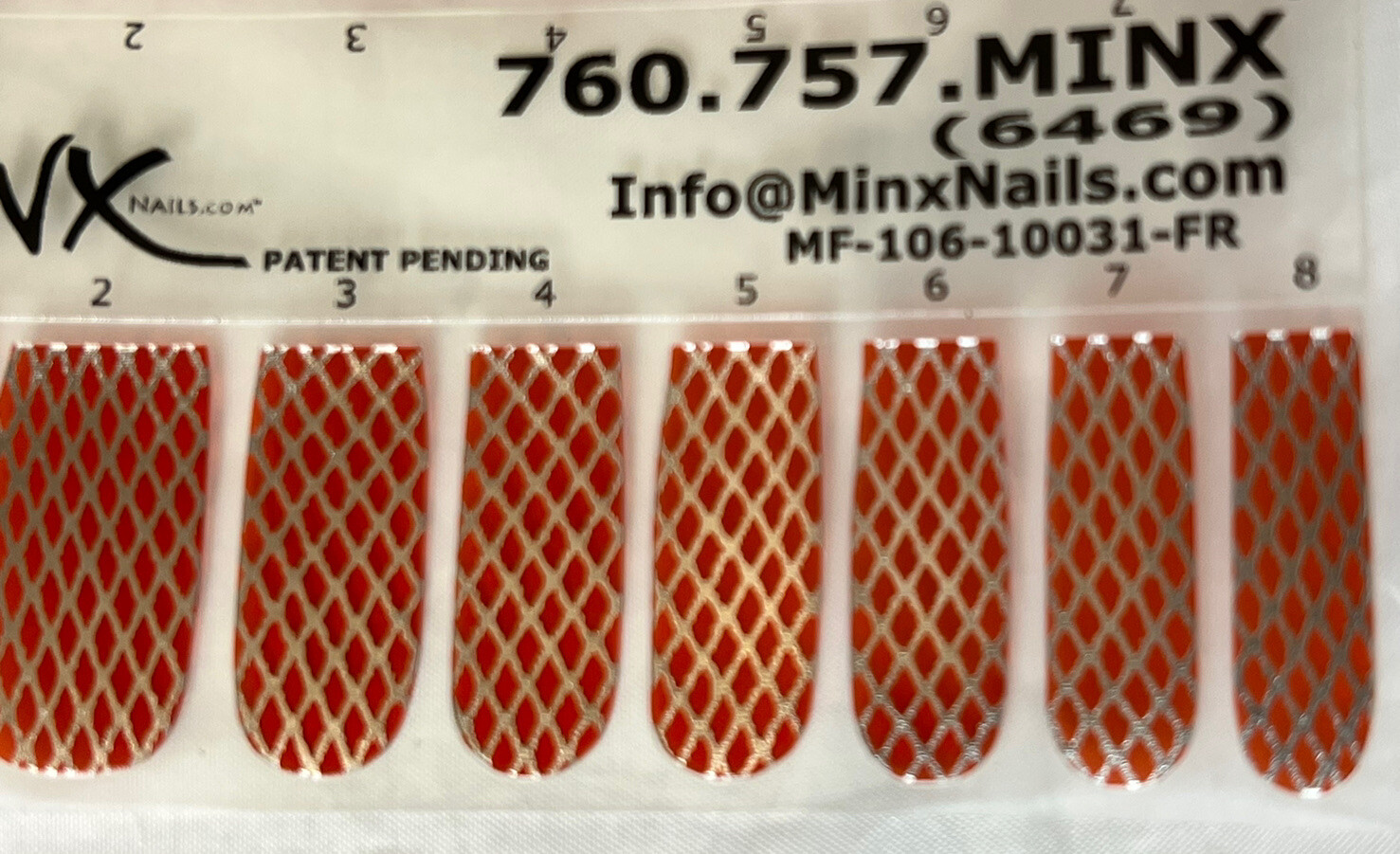 Minx Foil Nail Cover Nail Art Sticker Manicure Wraps